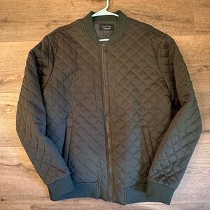 Men’s Zara Bomber Jacket XXL - Army Green